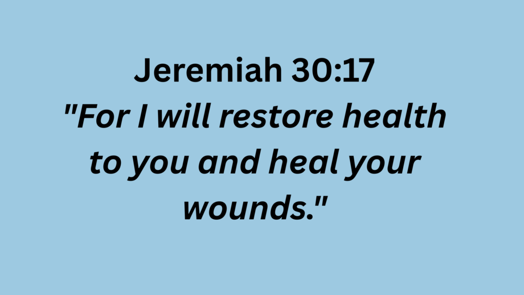 short Healing Prayer after surgery