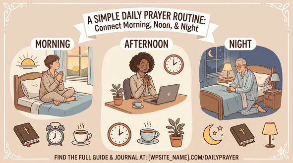 Daily Prayer: A Simple Routine for Morning, Afternoon, and Night